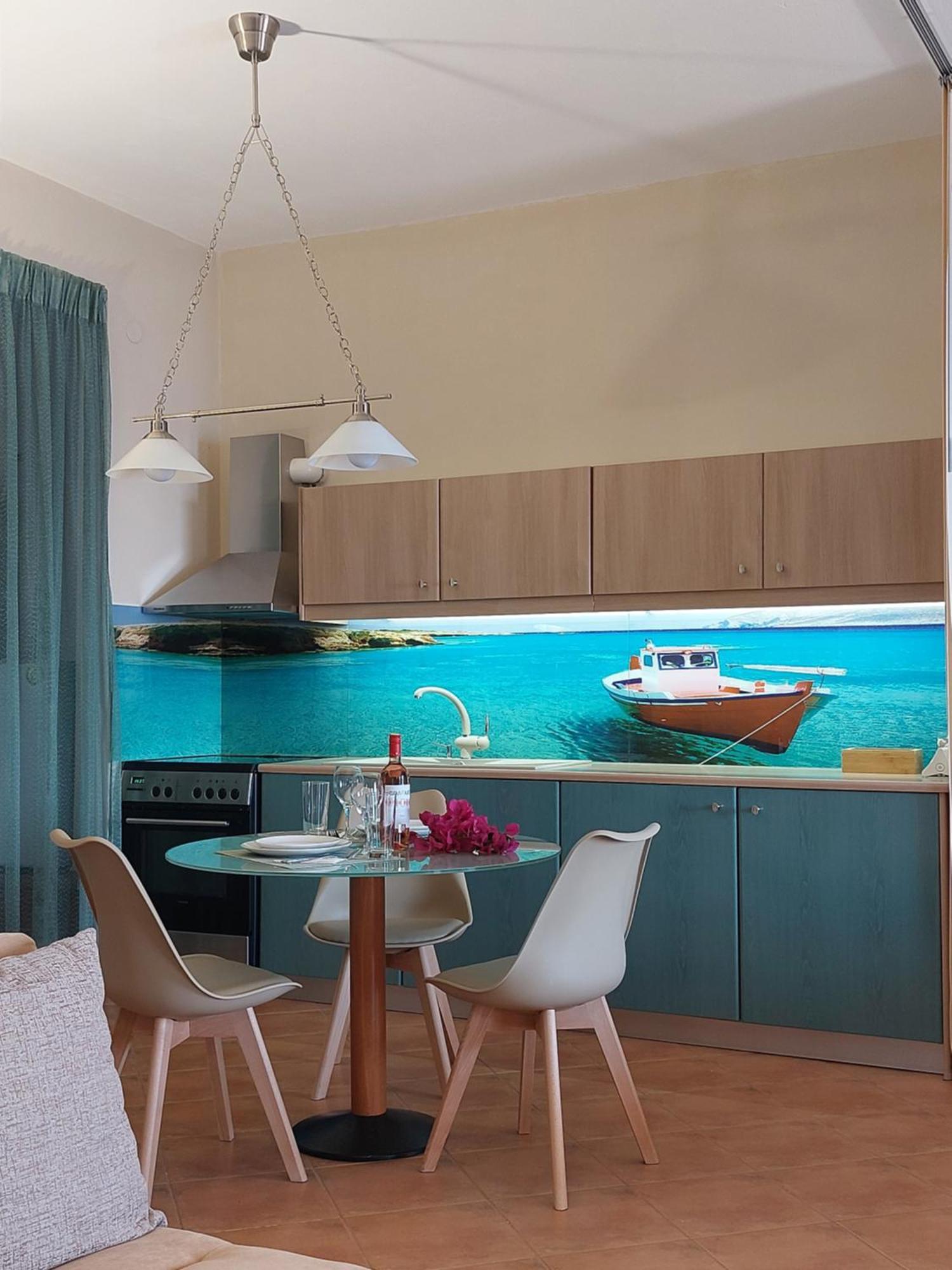 Horizon Studios With Sea View - Free Parking Glossa Dış mekan fotoğraf