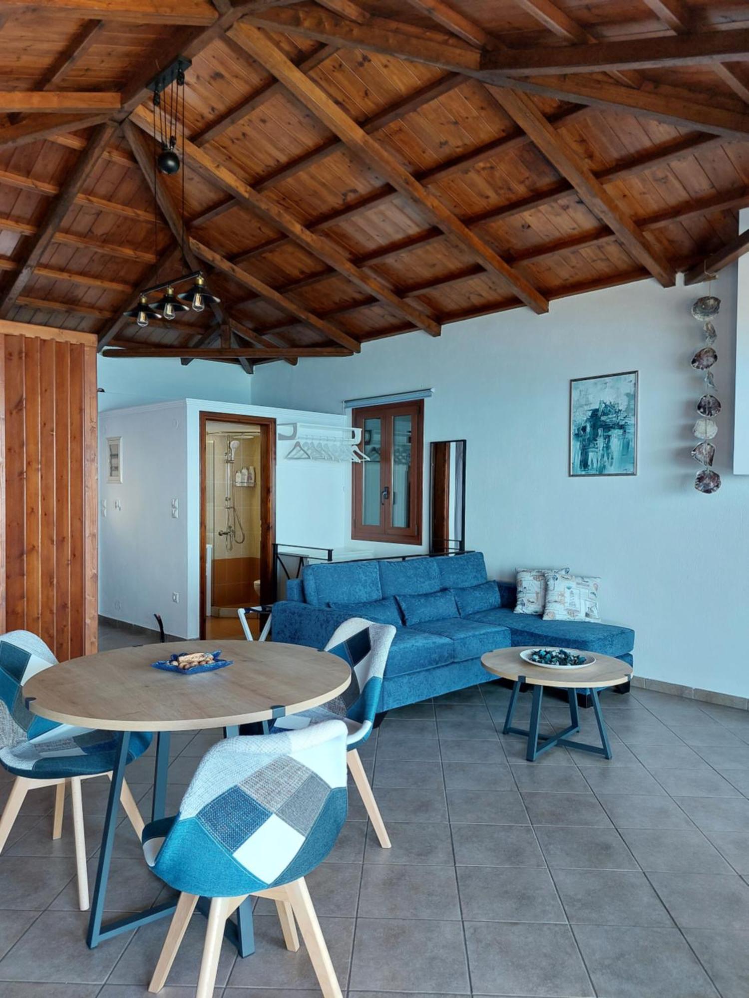 Horizon Studios With Sea View - Free Parking Glossa Dış mekan fotoğraf